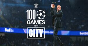 Cột mốc 100 trận Champions League của Pep Guardiola cùng Man City